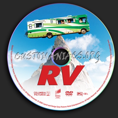 RV dvd label