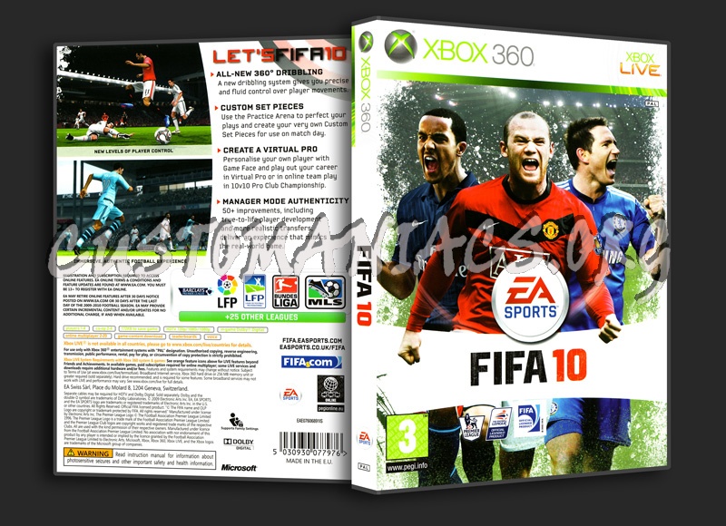 Fifa 2010 dvd cover