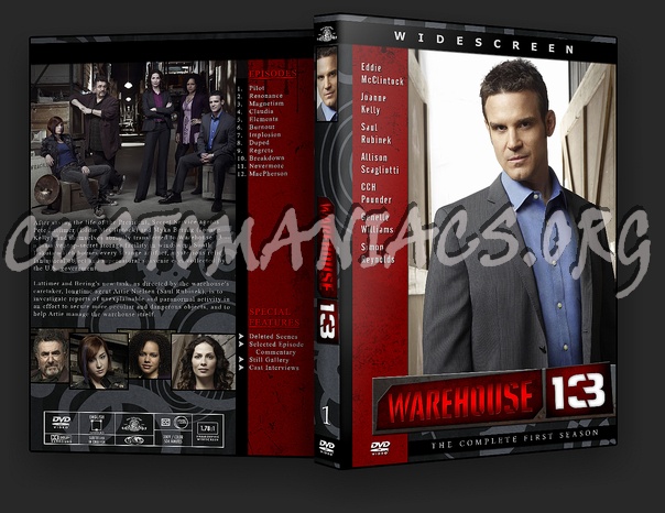 Warehouse 13 Season 1 dvd cover