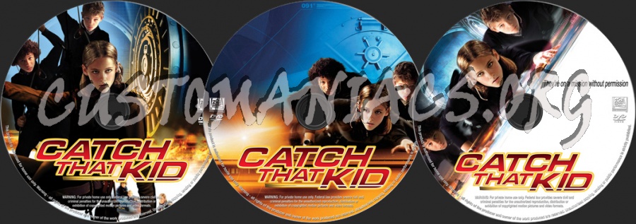 Catch That Kid dvd label