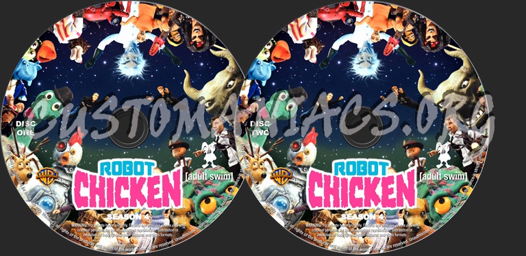 Robot Chicken Season 4 dvd label
