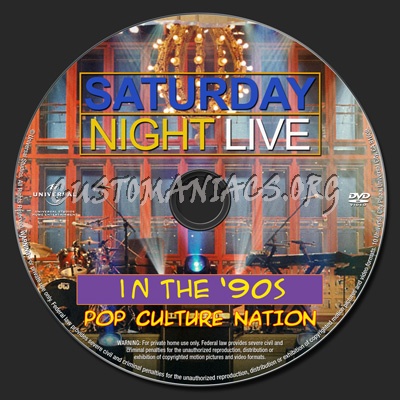 Saturday Night Live in the '90s Pop Culture Nation dvd label