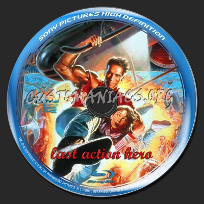 Last Action Hero blu-ray label