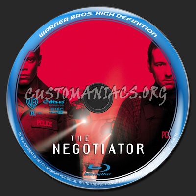 The Negotiator blu-ray label