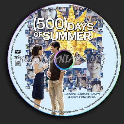 500 Days Of Summer dvd label