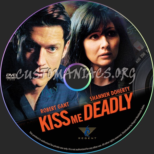 Kiss Me Deadly dvd label