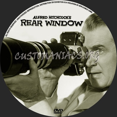Rear Window dvd label
