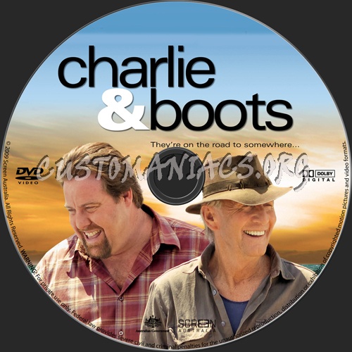 Charlie & boots dvd label
