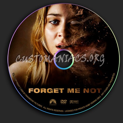 Forget Me Not dvd label