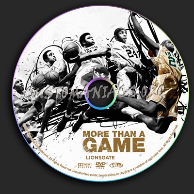 More Than A Game dvd label