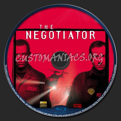 The Negotiator blu-ray label