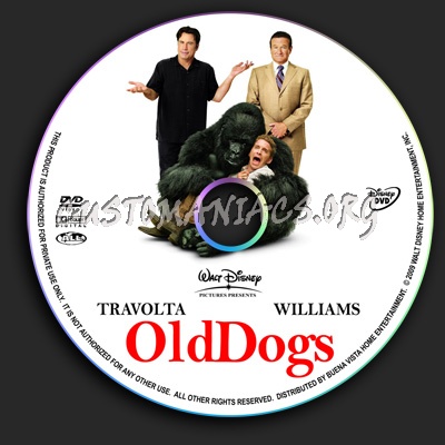 Old Dogs dvd label