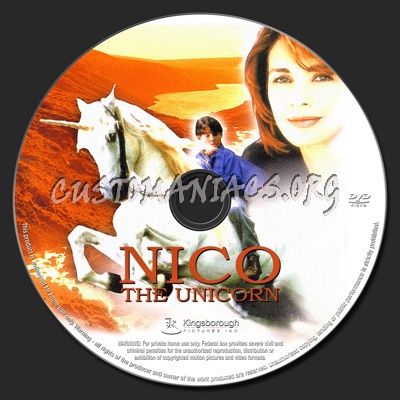 Nico The Unicorn dvd label