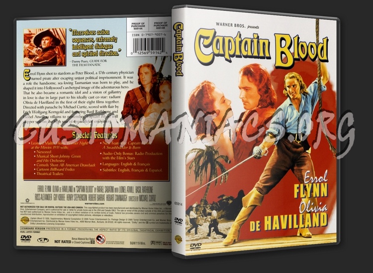 Captain Blood dvd cover