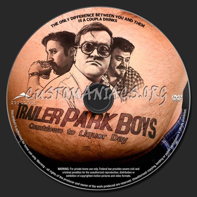 Trailer Park Boys Countdown to Liquor Day dvd label