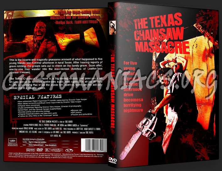 The Texas Chainsaw Massacre (1974) dvd cover