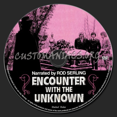Encounter with the Unknown dvd label