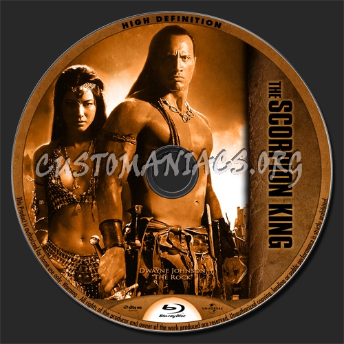 The Scorpion King blu-ray label