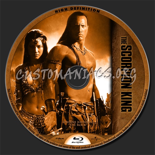 The Scorpion King blu-ray label