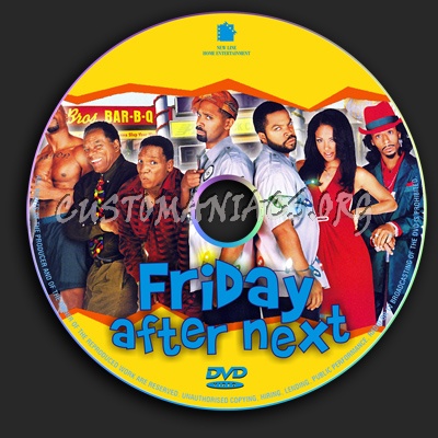 Friday after Next dvd label