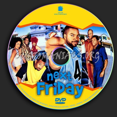 Next Friday dvd label