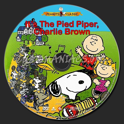 It's the Pied Piper, Charlie Brown dvd label