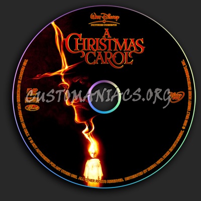A Christmas Carol dvd label
