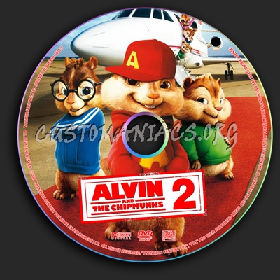 Alvin And The Chipmunks 2 dvd label