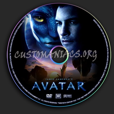 Avatar dvd label