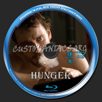 Hunger blu-ray label
