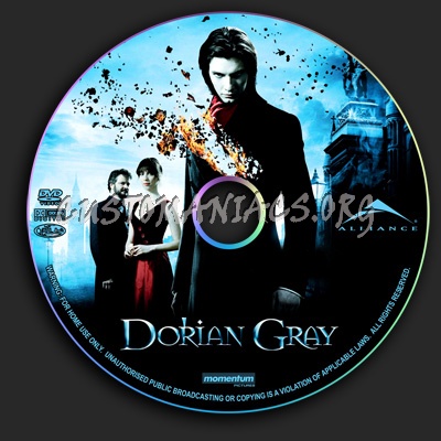 Dorian Gray dvd label