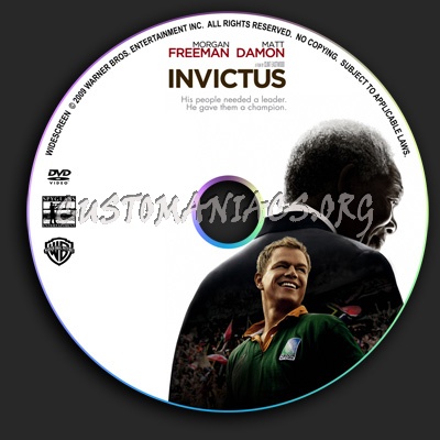 Invictus dvd label