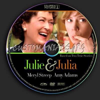 Julie & Julia dvd label