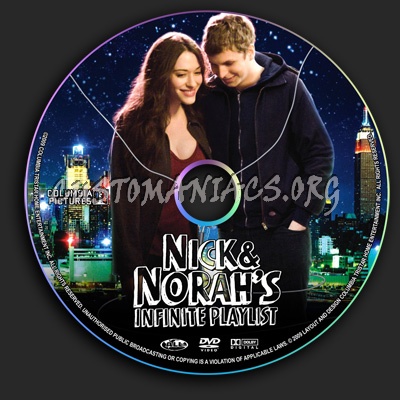 Nick & Norah's Infinite Playlist dvd label