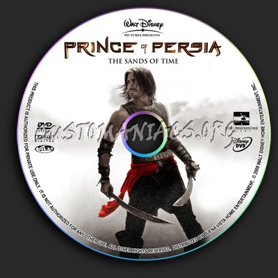 Prince Of Persia - The Sands Of Time dvd label