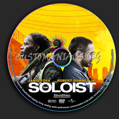 The Soloist dvd label