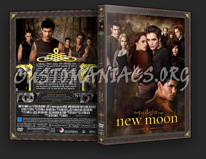 The Twilight Saga: New Moon dvd cover