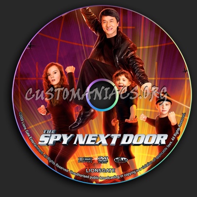 The Spy Next Door dvd label