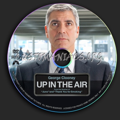 Up In The Air dvd label