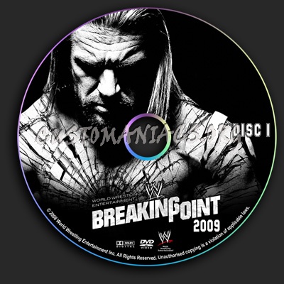 WWE - Breaking Point 2009 dvd label