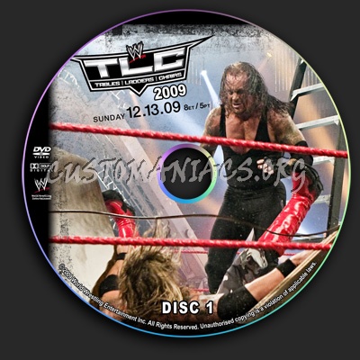 Wwe - Tlc 2009 dvd label