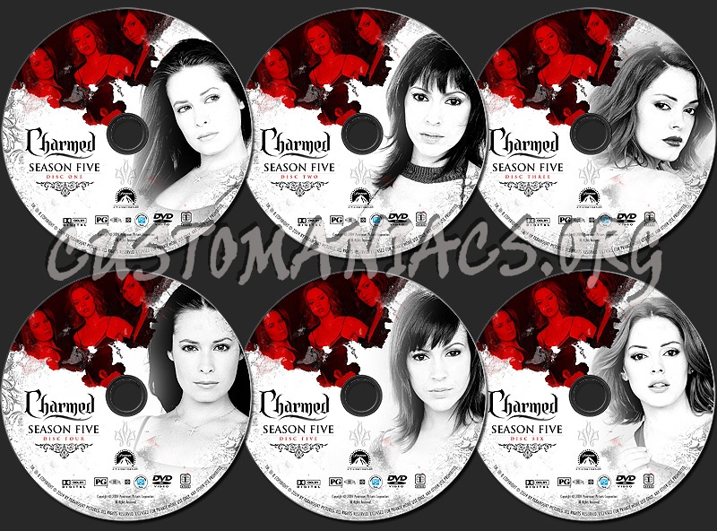 CHARMED - The Complete Series (Season 5) dvd label