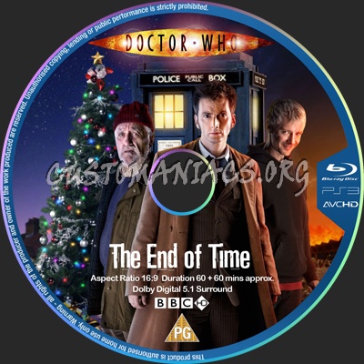 Doctor Who: The End Of Time blu-ray label