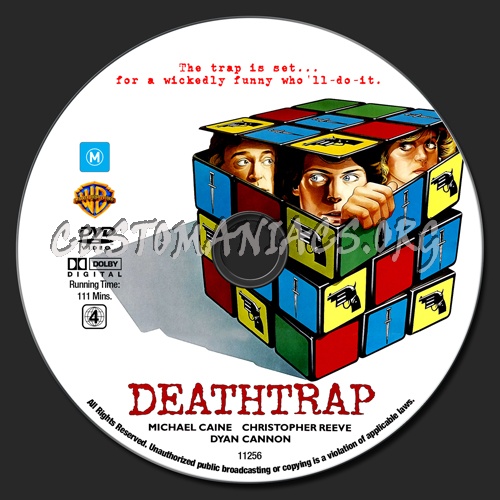Deathtrap dvd label