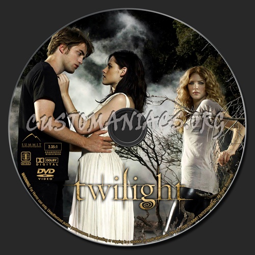 Twilight dvd label