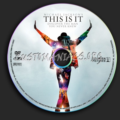 Michael Jacksons This Is It dvd label