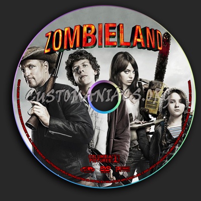 Zombieland dvd label