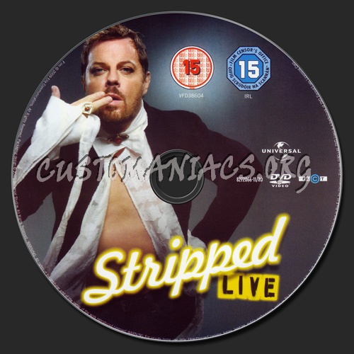 Eddie Izzard - Stripped dvd label