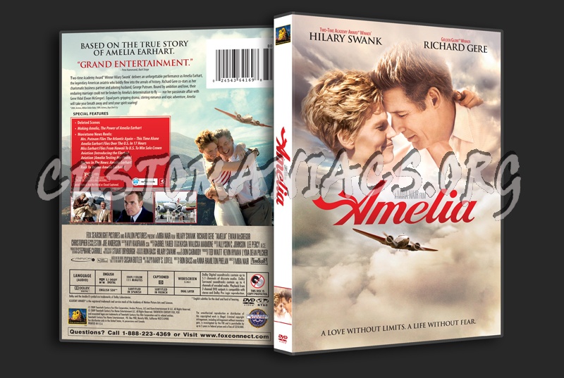 Amelia dvd cover