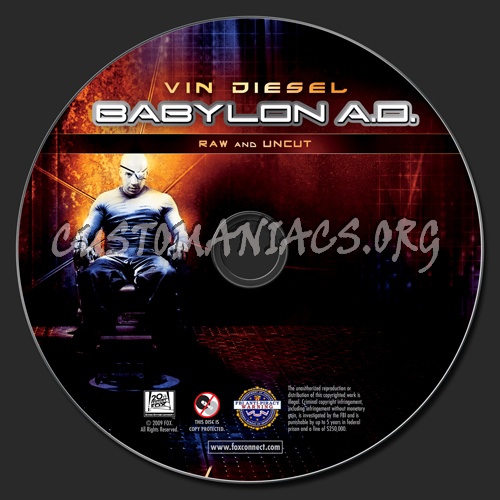 Babylon A.D. dvd label